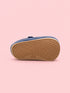 Navy & White Sporty Baby Sneakers