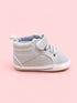 Grey High-Top Baby Sneakers