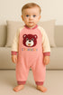 Coral Fleece Padded Sleepsuit (Pink)