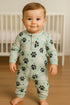 Paw Parade Interlock Henley Sleepsuit