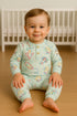 Zoom & Boom Interlock Henley Sleepsuit