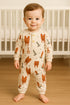Little Builder Interlock Henley Sleepsuit
