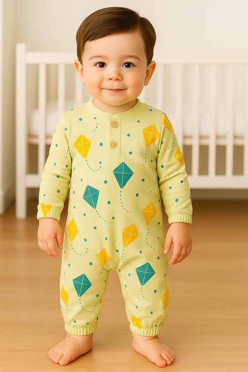 Kite Festival Interlock Henley Sleepsuit