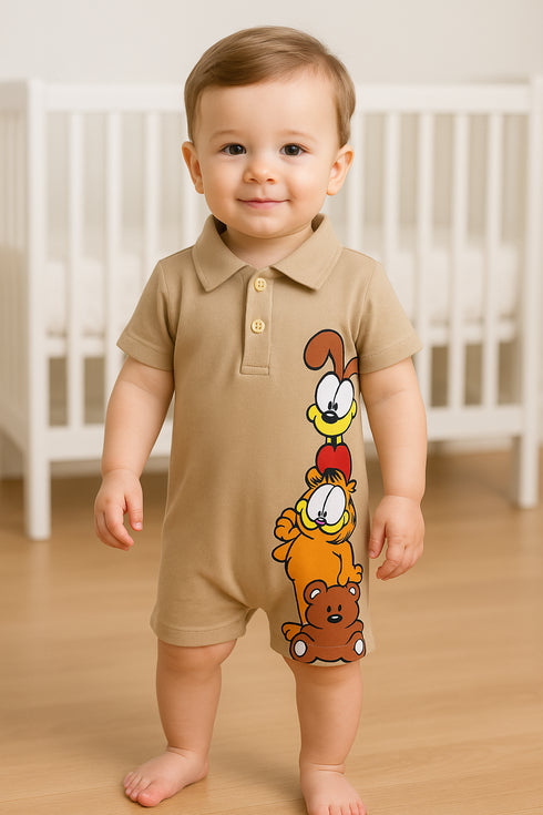Disney Stack Polo Romper