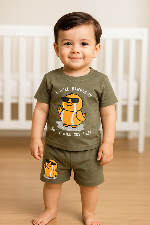 Drama Quack Cotton Short Set