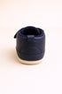 Navy Blue Striped Baby Sneaker