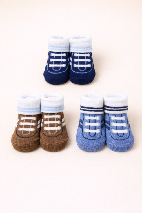 Baby 3-Pcs Sock Gift Set