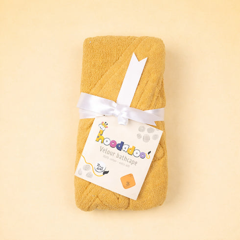 Baby Hooded Bath Towel 75x75 (Yellow)