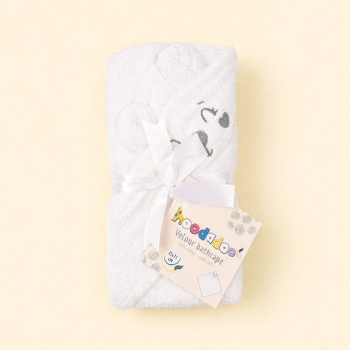 Baby Hooded Bath Towel 75x75 (White)