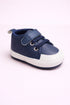 Baby Classic Velcro Sneakers (Navy Blue)
