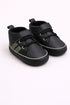 Green & Black Sneaker with Velcro Strap
