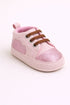 Baby Pink Cloud Shine Velcro Sneakers