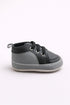 Black & Charcoal Baby Sneakers