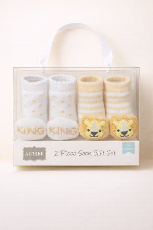Lion & King Baby Socks Set (0-9 Months)