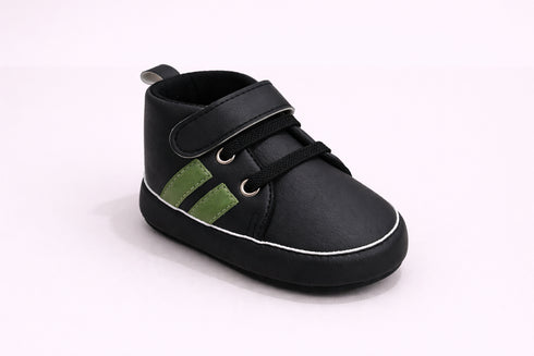 Green & Black Sneaker with Velcro Strap