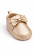 Golden Baby Bow Sneakers