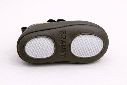 Olive Star Velcro Shoes