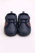 Navy Blue High-Top Shoes with Lace