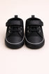 Black Baby Sneakers with Velcro Strap