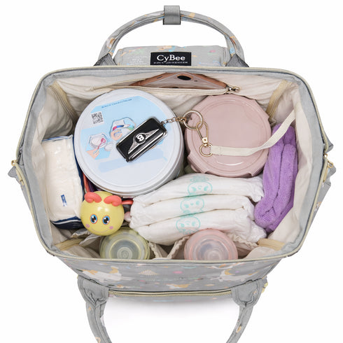 Baby Diaper Bag (Waterproof) Unicorn Sand - Sunshine