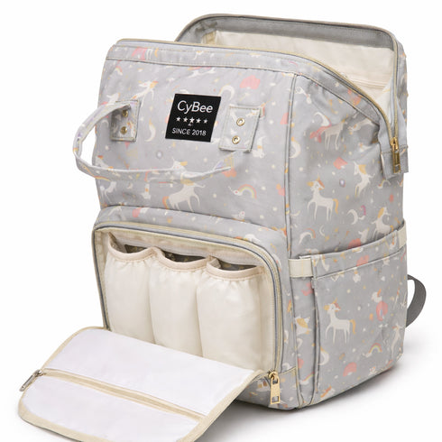 Baby Diaper Bag (Waterproof) Unicorn Sand - Sunshine