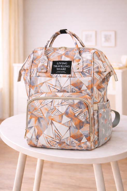 Urban Pattern Diaper Bag (Waterproof)