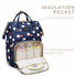 Flamingo Diaper Bag (Waterproof) - Blue
