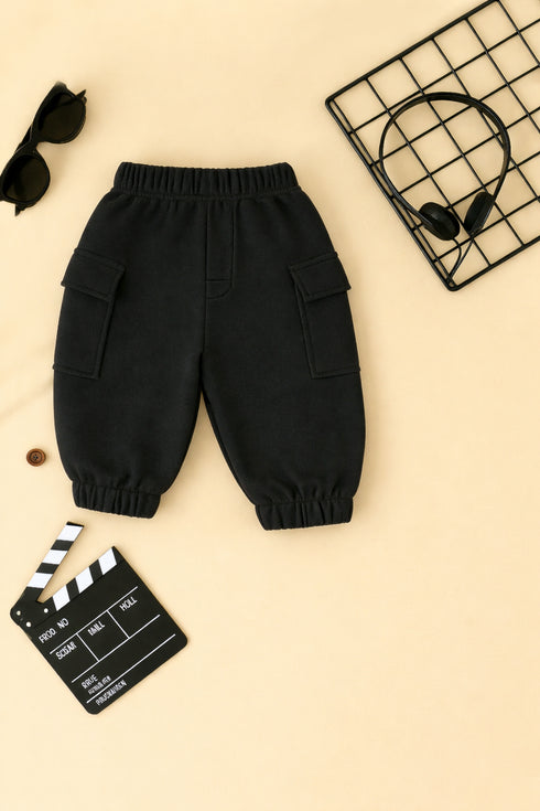 1-Pack Cargo Fleece Pajama (Black)