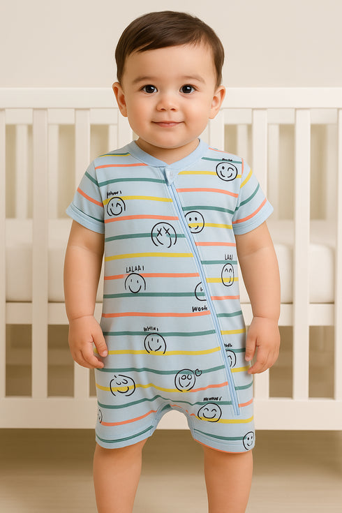 Daydream Club Zip-Up Romper