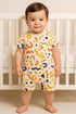 Doodle Dash Zip-Up Romper