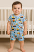 Busy Builder Zip-Up Romper