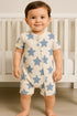 Stars Printed Zip-Up Romper