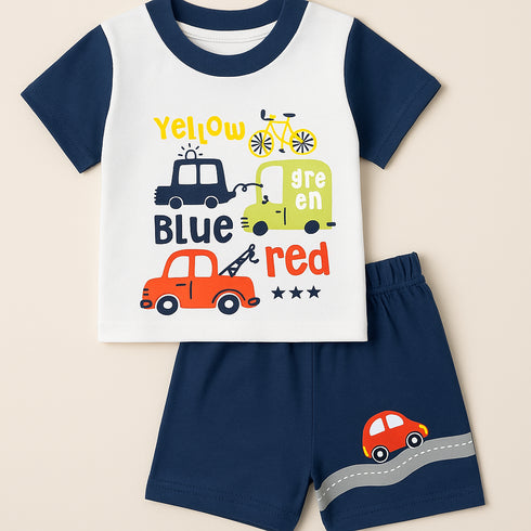 Color Wheels Interlock Short Set