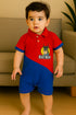 Bold Batman Cut & Sew Polo Romper