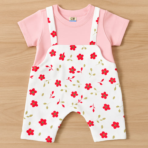 Spring Bloom Dungaree Romper