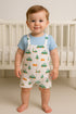 Mini Explorer Dungaree Romper