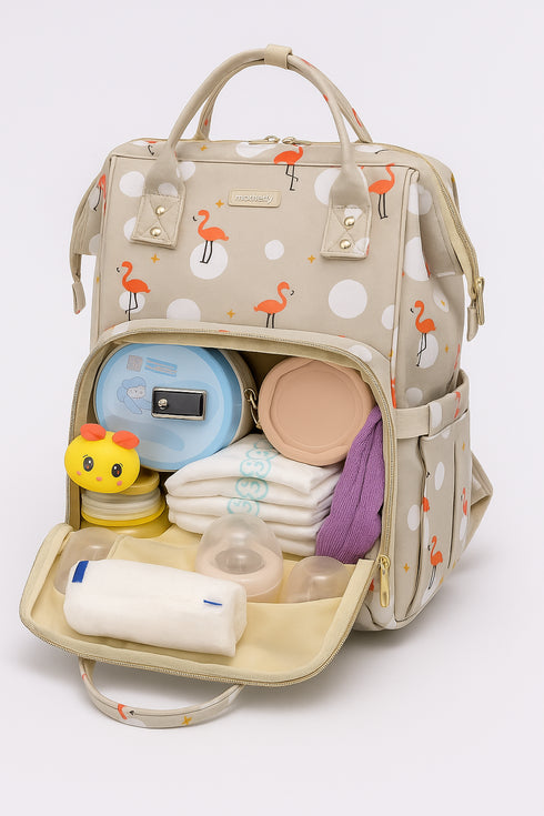 Flamingo Diaper Bag (Waterproof)