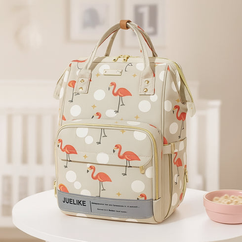 Flamingo Diaper Bag (Waterproof)