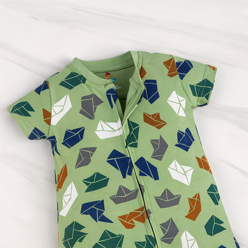 Little Voyager Zip-Up Romper