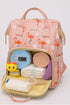 Flamingo Diaper Bag (Waterproof) - Orange