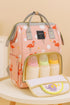Flamingo Diaper Bag (Waterproof) - Orange