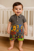 Ants & Co. Grey Polo Romper