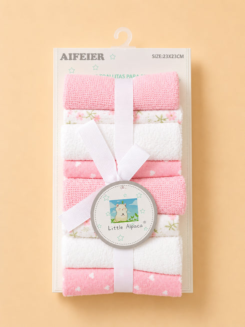 8-Pcs Baby Face Towel Gift Set