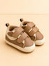 Baby Sneakers with Velcro Straps (Brown)