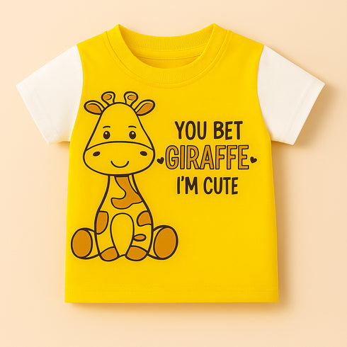 You Bet Giraffe Cotton T-Shirt