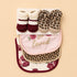5 Pcs Baby Bibs & Booties Gift Set