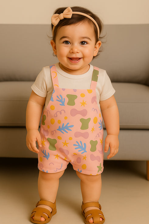 Dream Garden Dungaree Romper