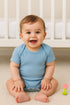 Light Blue Frilled Bodysuit