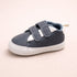Charcoal & White Baby Sneakers