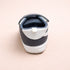 Charcoal & White Baby Sneakers